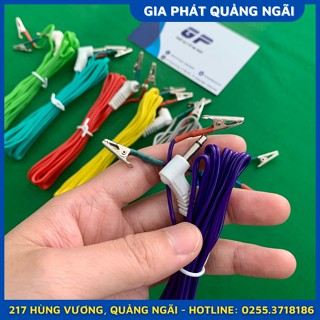 DÂY MÁY ĐIỆN CHÂM 2 ĐẦU RA CHUÔI TRÒN PHỤ KIỆN MÁY ĐIỆN CHÂM TRUNG QUỐC KWD-808