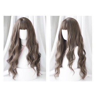 [TẶNG LƯỚI TRÙM] TÓC GIẢ NỮ ĐẸP BỘ MÁI THƯA XOĂN SÓNG TRỤC LƯỚI HOA