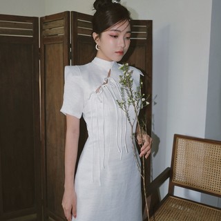 Sườn xám thắt nơ INTO.EIGHT thiết kế (Mai Dress)