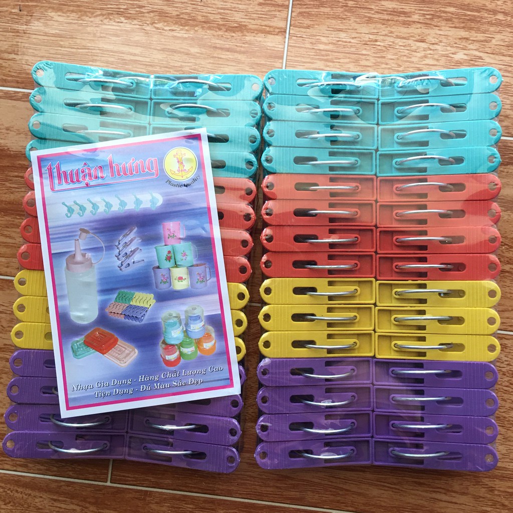Kẹp quần áo (vỉ 30 Kẹp) hàng Việt Nam