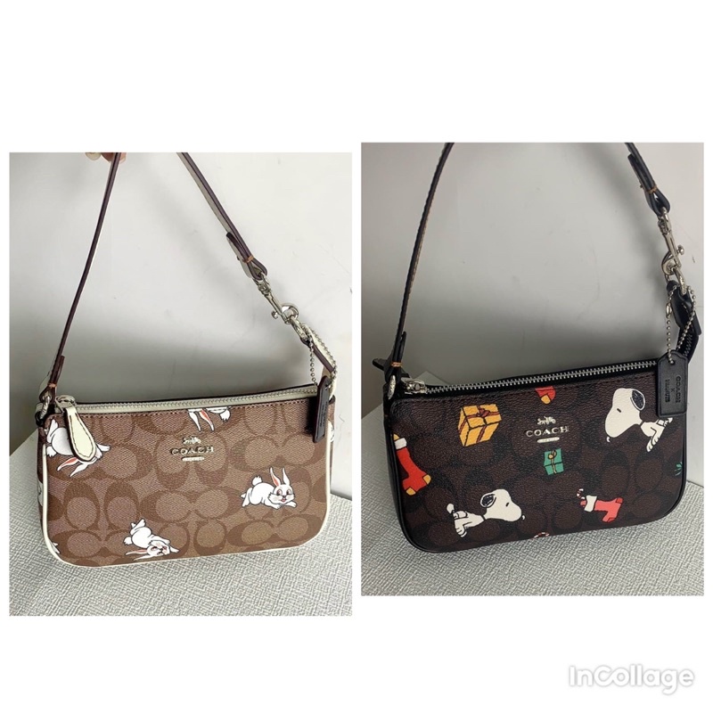 📛RẺ VÔ ĐỊCH📛TÚI COAH X PEANUTS NOLITA NỮ HOẠ TIẾT MỚI