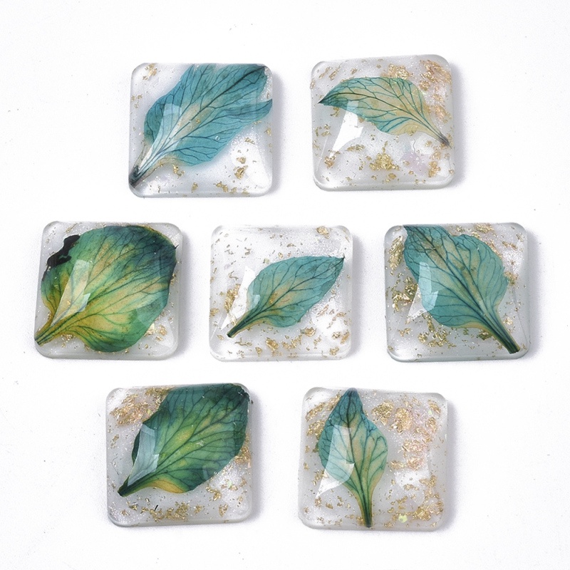 Bộ 2-5 Bông Hoa Khô Trong Suốt 20x7~9mm
