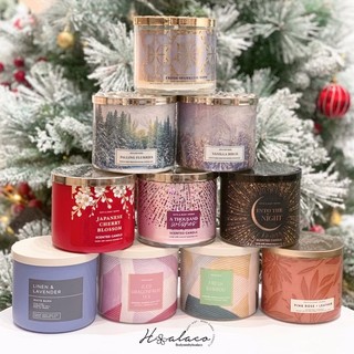 Nến thơm 3 bấc hương gourmand,vanilla ngọt ngào dễ ngủ - bbw