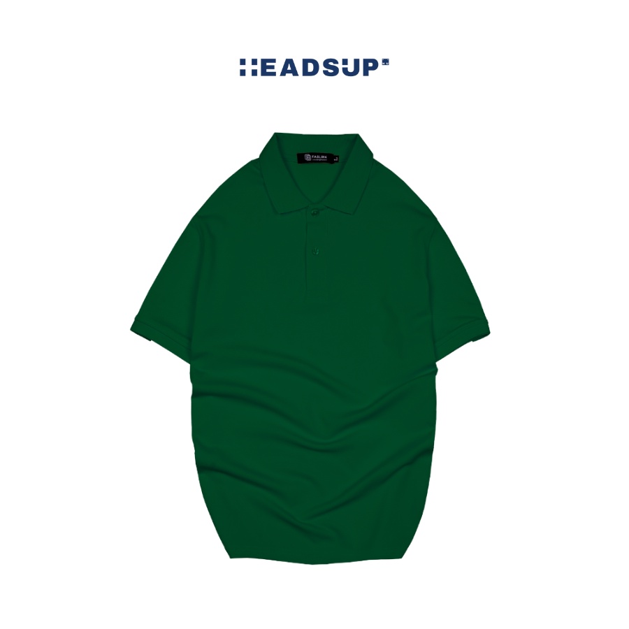 Áo polo nam cổ bẻ form đẹp Heasup - Xanh Lá