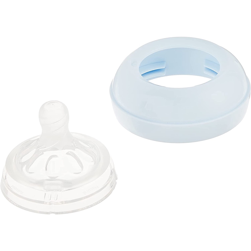 Philips Avent Hộp 2 Bình sữa PPSU thiết kế tự nhiên 125ml cho trẻ từ 0 tháng tuổi SCF581/20