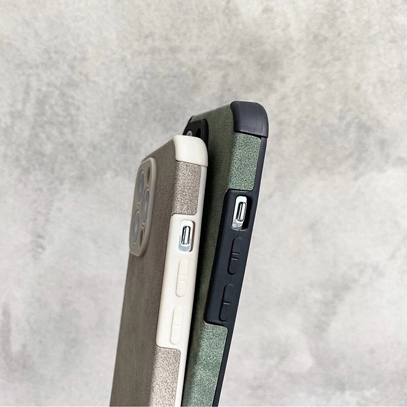 Ốp Điện Thoại Da Mềm Chống Sốc Chống Rơi Cho iPhone 14 13 12 11 Pro Max XS XR X 8 7 6 6S Plus + SE 2020