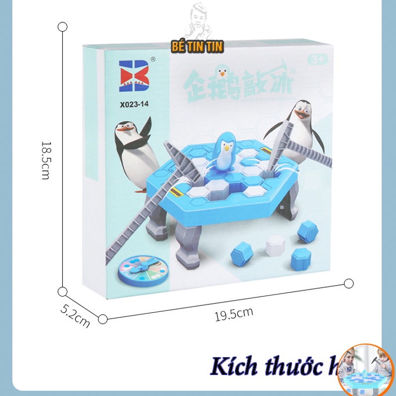 Đồ chơi đập chim cánh cụt/ trò chơi phá băng cứu chim cánh cụt cho bé vui nhộn
