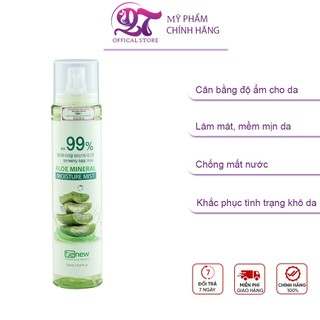 Hàng chính hãng: Xịt khoáng cao cấp Benew Aloe Mineral Moisture Mist 150ml