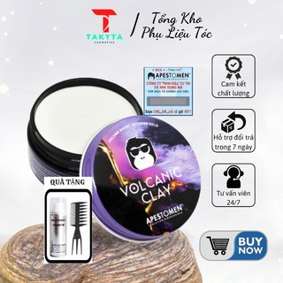 Sáp Vuốt Tóc Apestomen Volcanic Clay 80g chính hãng tem SMS