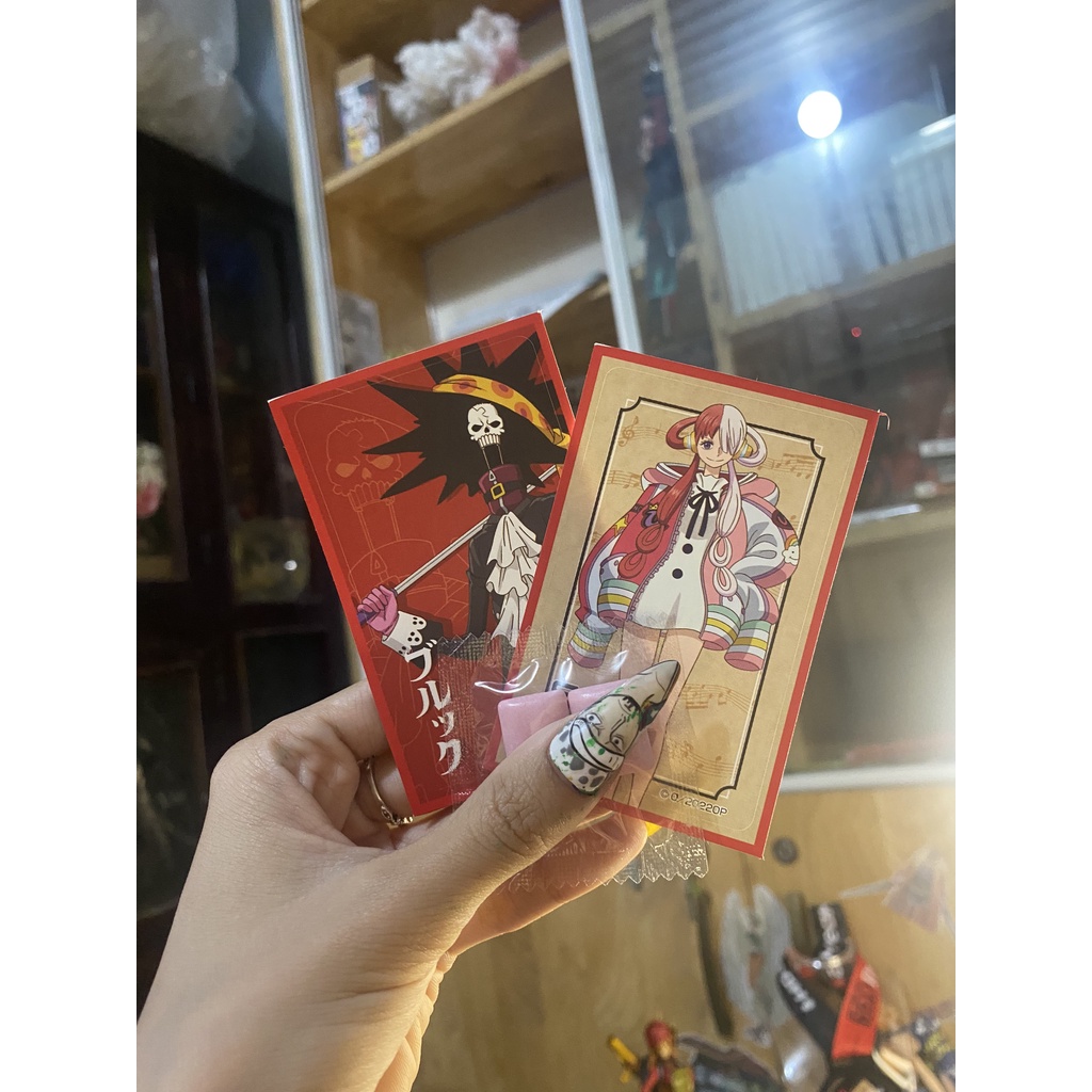 Thẻ dán one piece chính hàng BANDAI