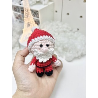 Móc khóa ông già noel || Móc khóa len handmade