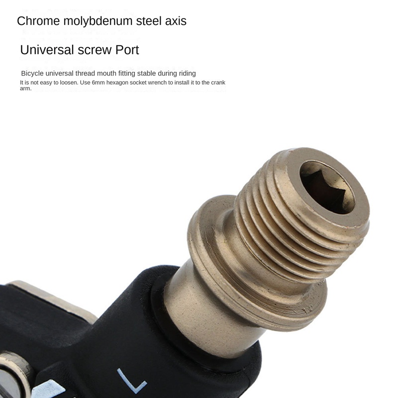 Meroca Bàn Đạp Tự Khóa Hai Mặt Bằng Nhôm Siêu Nhẹ Cho Xe Đạp Mtb