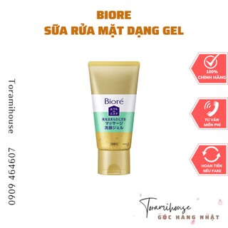 Sữa rửa mặt dạng gel massage Biore (nội địa Nhật, có bill)