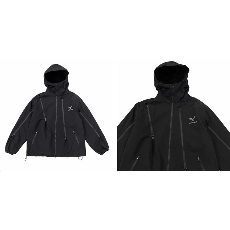 Áo khoác gió có mũ trùm đầu nam nữ phong cách retro,đường phố