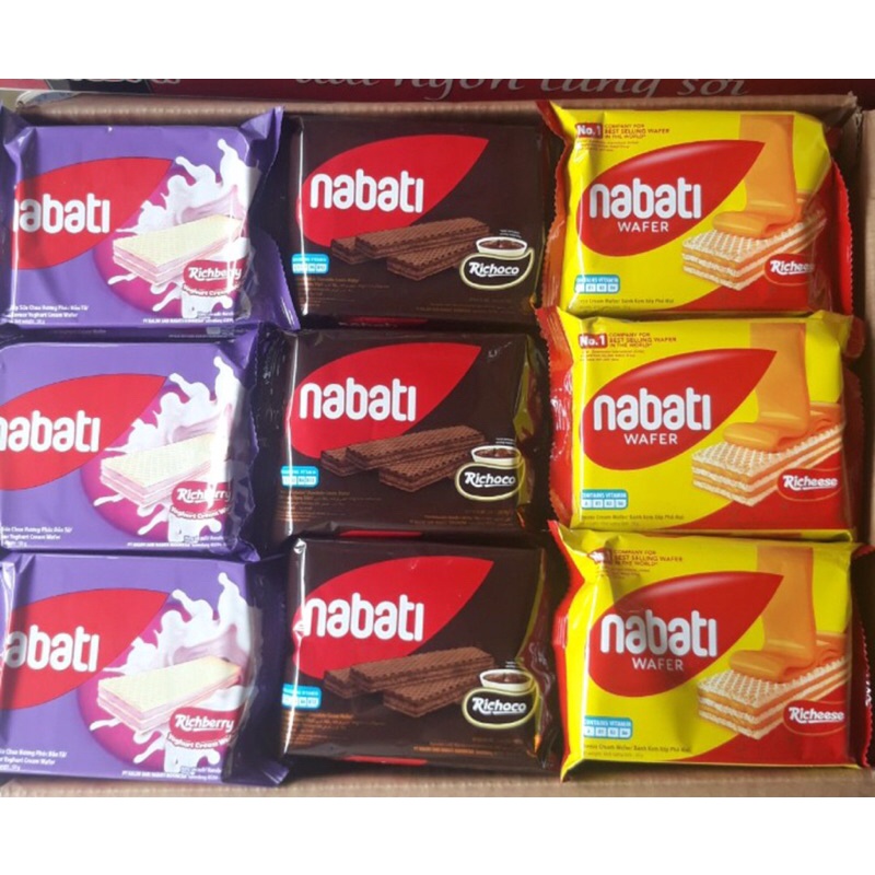Combo 10 bánh nabati 52g mẩu mới