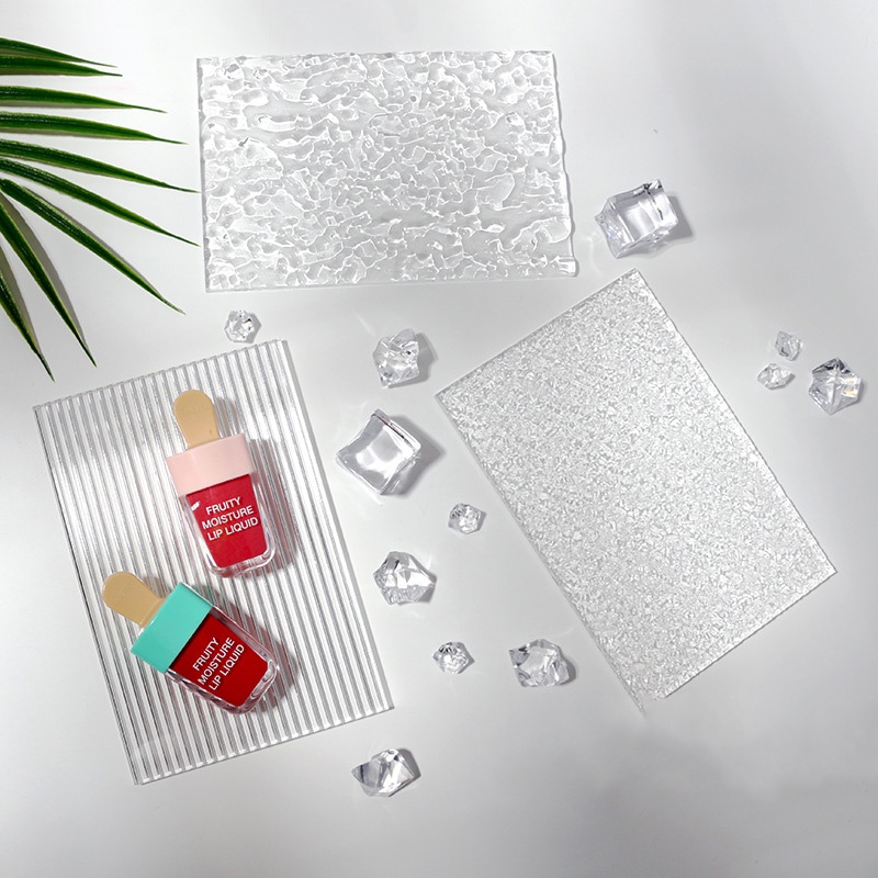 Tấm nền nhựa Acrylic họa tiết gợn sóng dùng làm đạo cụ chụp ảnh sản phẩm, mỹ phẩm, trang sức