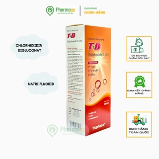Nước súc miệng sát khuẩn tb chlorhexidin 0,12%- chai 250ml