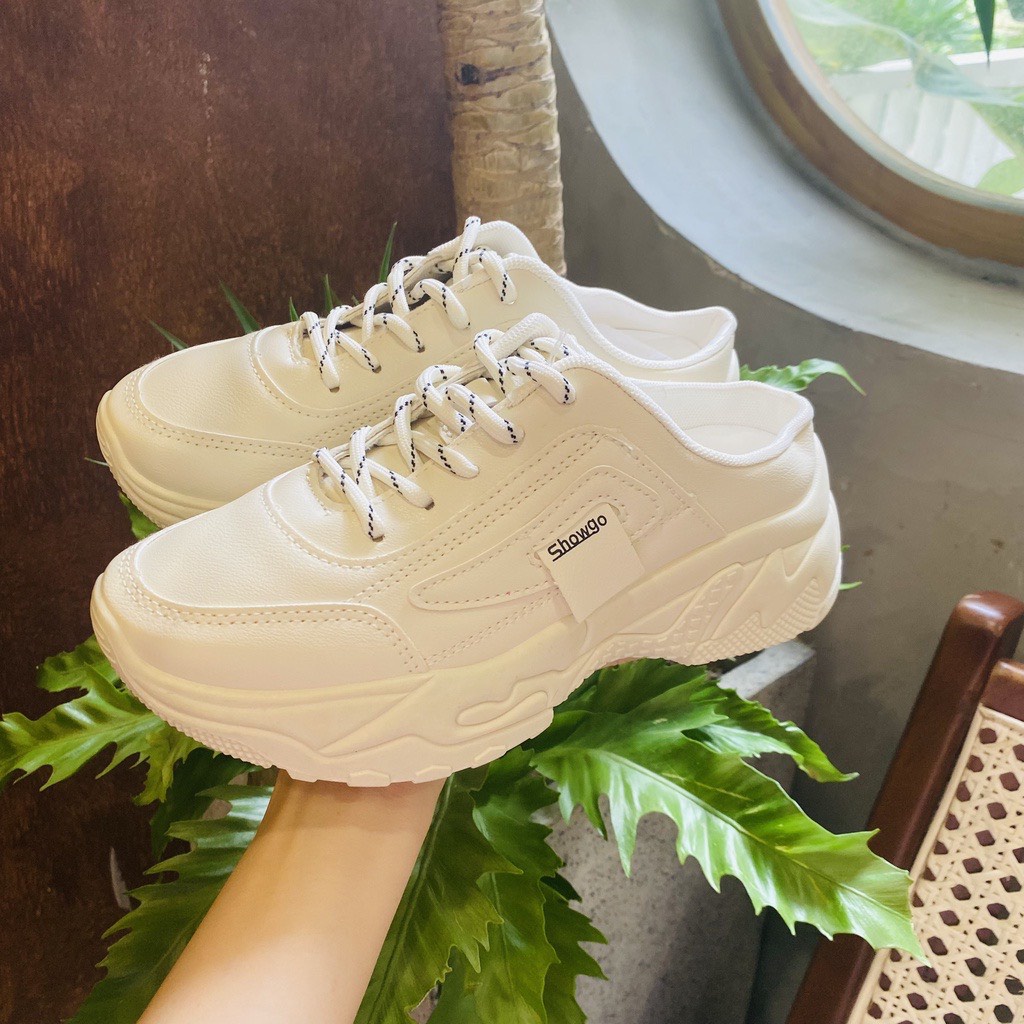 Giày Sục Thể Thao Đế Độn ,sục Snaeker Ny Nữ Cao Cấp