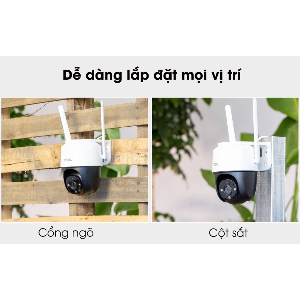 [FREESHIP] Camera Wifi IMOU S42FP 4M 2K - Thu Âm- Ban Đêm Có Màu- Góc