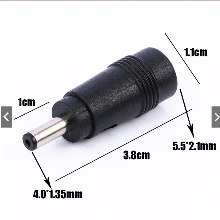 Đầu Chuyển Đổi Cổng Sạc Augustine Sang Cổng 5.5x2.1mm Sang 4.0x1.35mm Dc Nhiều Màu Cho Laptop Asus Ultrabook
