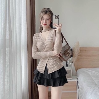 ÁO THUN GÂN CHÉO TÀ CHOCKER XINH BE2