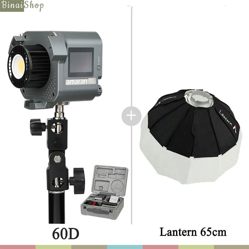 Aputure Amaran 60d / 60x - Đèn Led Siêu Sáng Cho Studio, Nhiệt Độ Màu 2700K-6500K, 65W