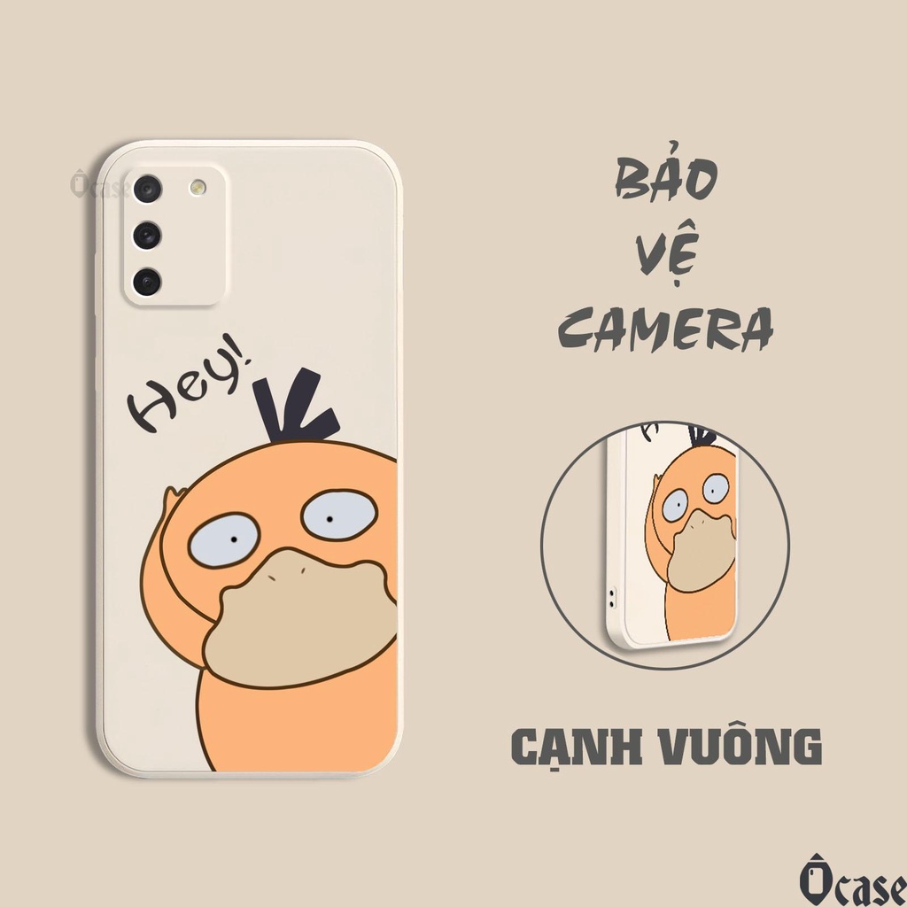 Ốp lưng Samsung S10 Lite / A91 in hình Mèo và Vịt vàng cạnh viền vuông có bảo vệ camera