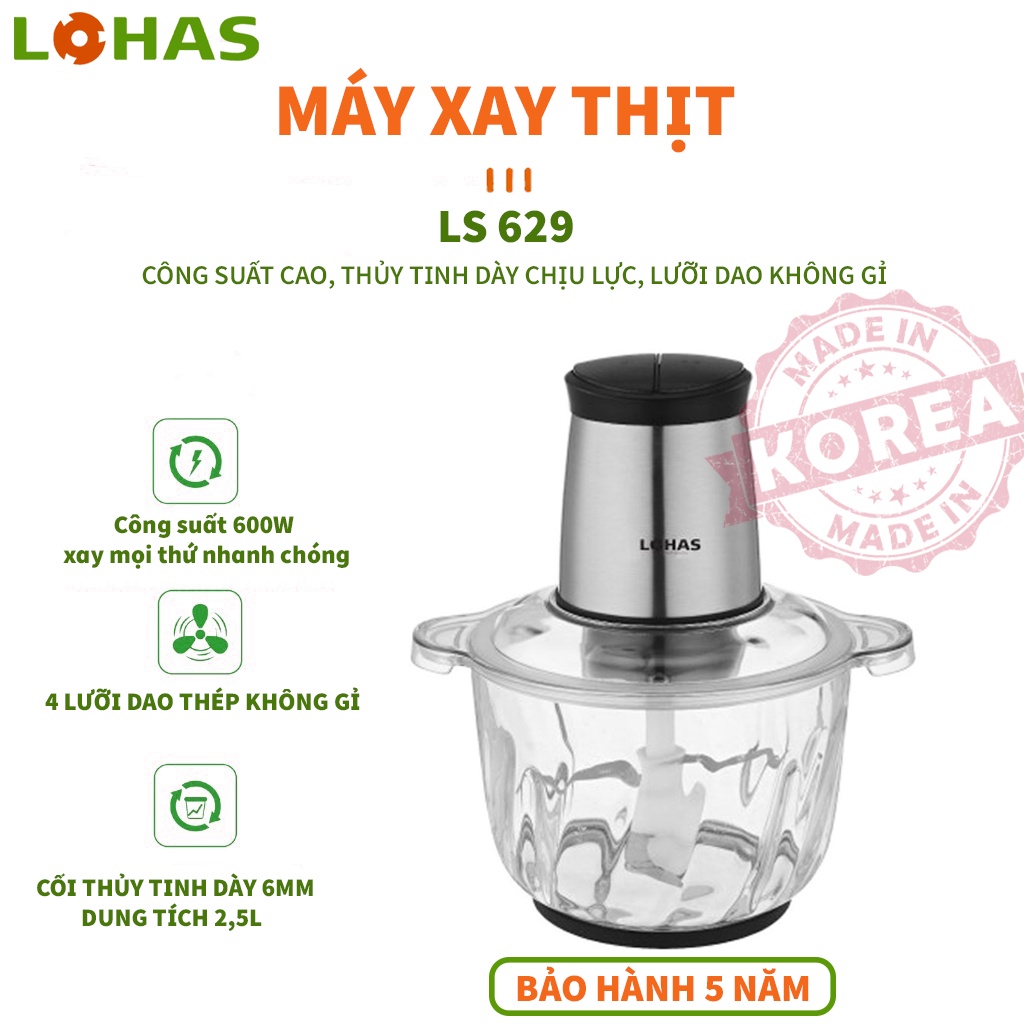 MÁY XAY THỊT NHẬP KHẨU HÀN QUỐC LOHAS LS-629