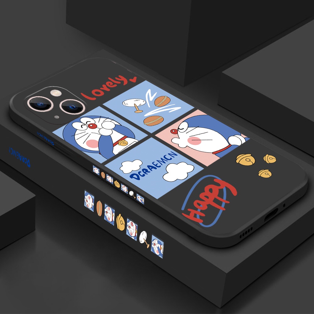 Ốp Điện Thoại Silicon Mềm Hình Doraemon Cho iPhone 14 Pro Plus Max 13 12 11 mini Pro Max XS XR X 7 8 SE 6 6S mini Pro