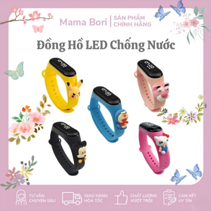 Đồng hồ led chống nước cho bé
