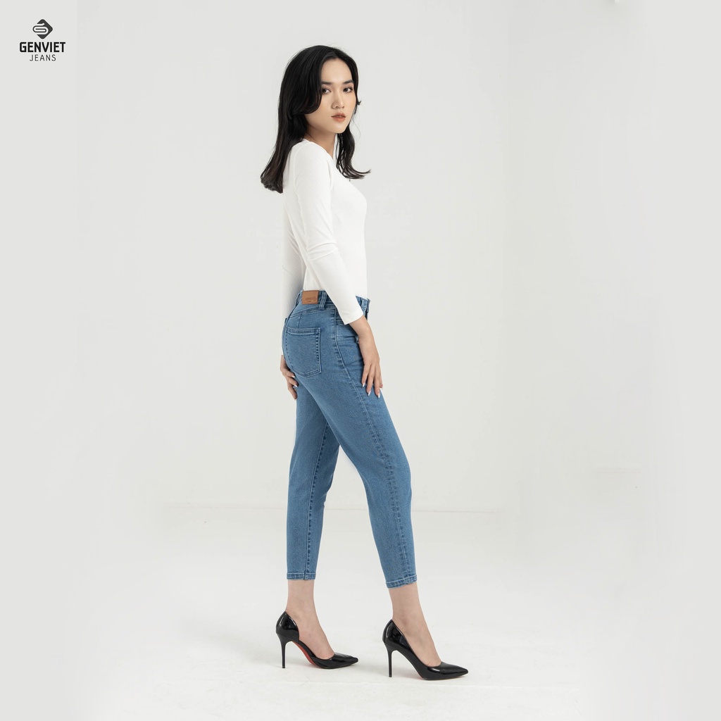 Quần Jeans Nữ Plus Size Genviet Bigsize DQ107J8106