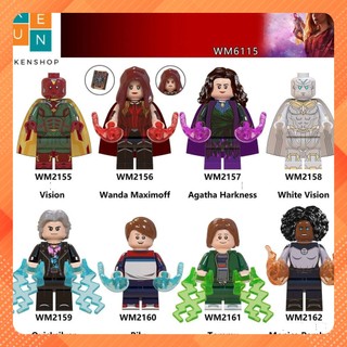 Đồ chơi minifigures dc super heroes mẫu nhân vật siêu anh hùng wanda vision wm6115 mẫu mới siêu đẹp