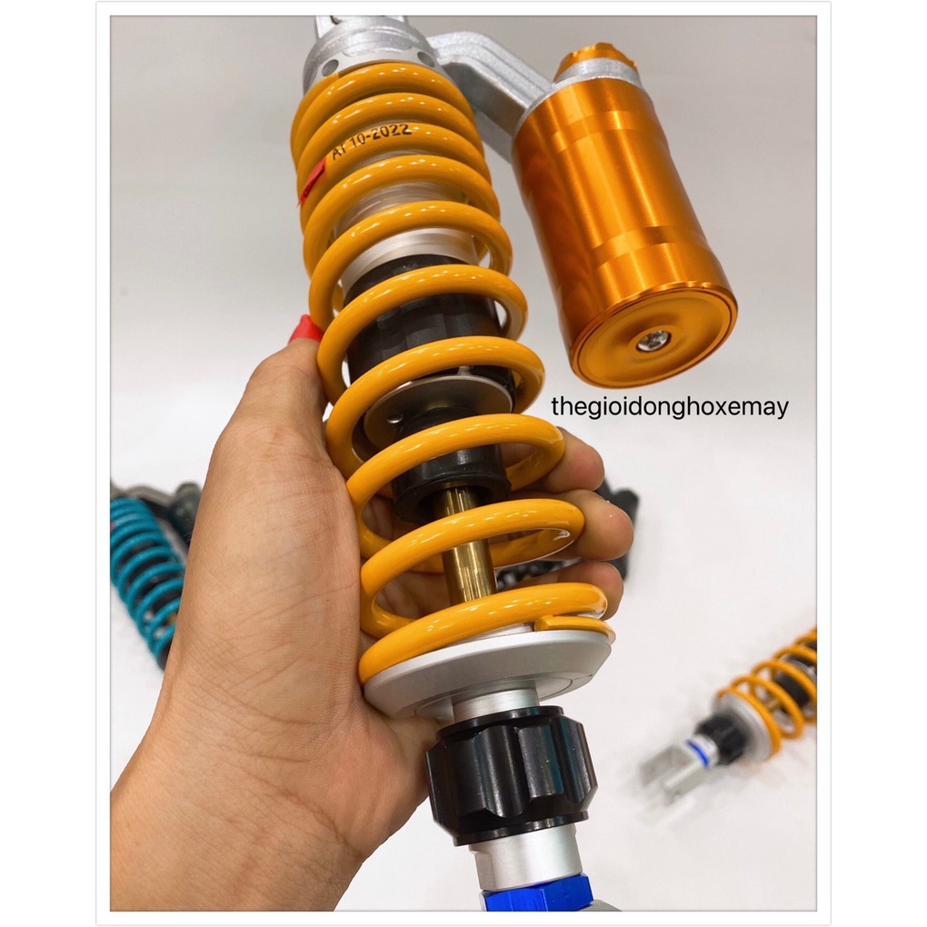 Phuộc Sau Xe Máy ATR Ohlin Bình Dầu AirBlade 320mm Vàng, Xanh, Đen