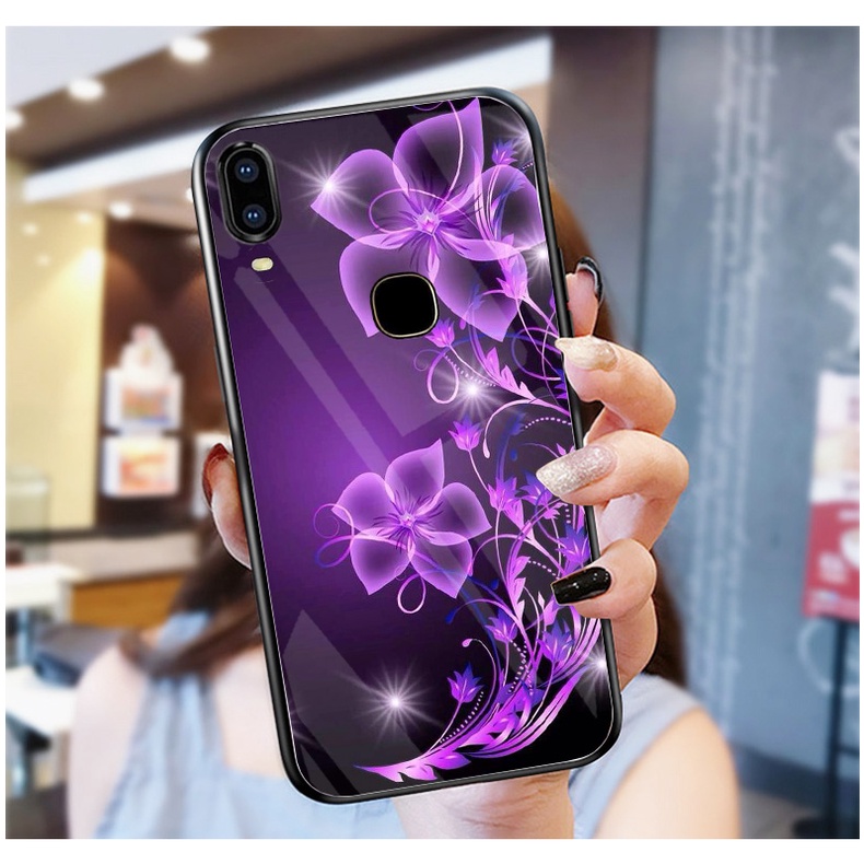 Ốp Lưng VIVO Y11 mặt kính cường lực cao cấp