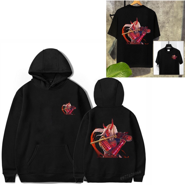 áo freefire in hình quỷ dạ xoa, áo hoodie free fire in ảnh quỷ dạ xoa, áo thun ff