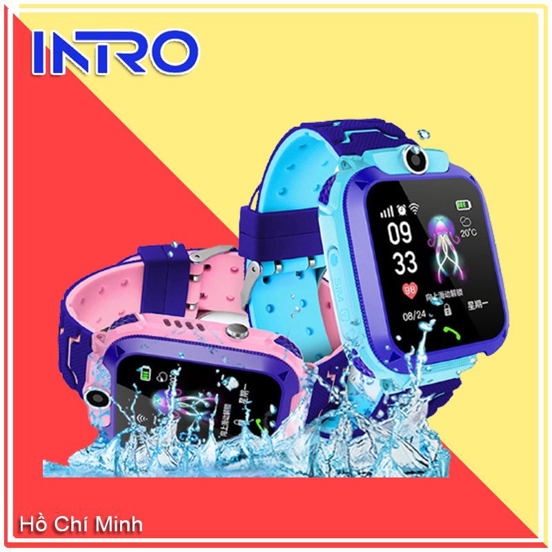 Đồng Hồ Thông Minh Định vị trẻ em Q12 dành cho trẻ em, Chống nước IP67, Định Vị LBS, Gọi SOS khẩn cấp，Bảo hành 12 tháng