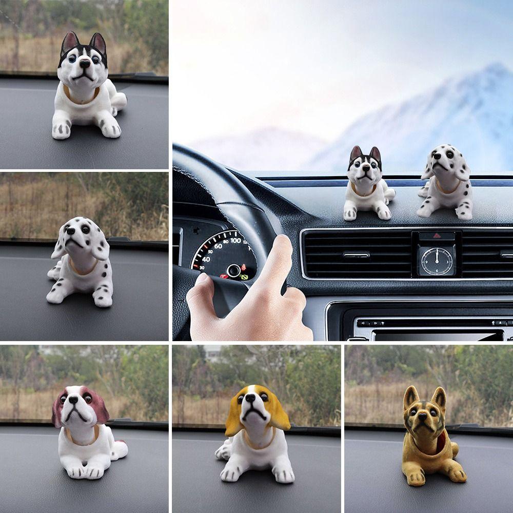 Búp Bê Lắc Đầu Hình Chú Chó Shepherd Beagle Sáng Tạo Trang Trí Bàn