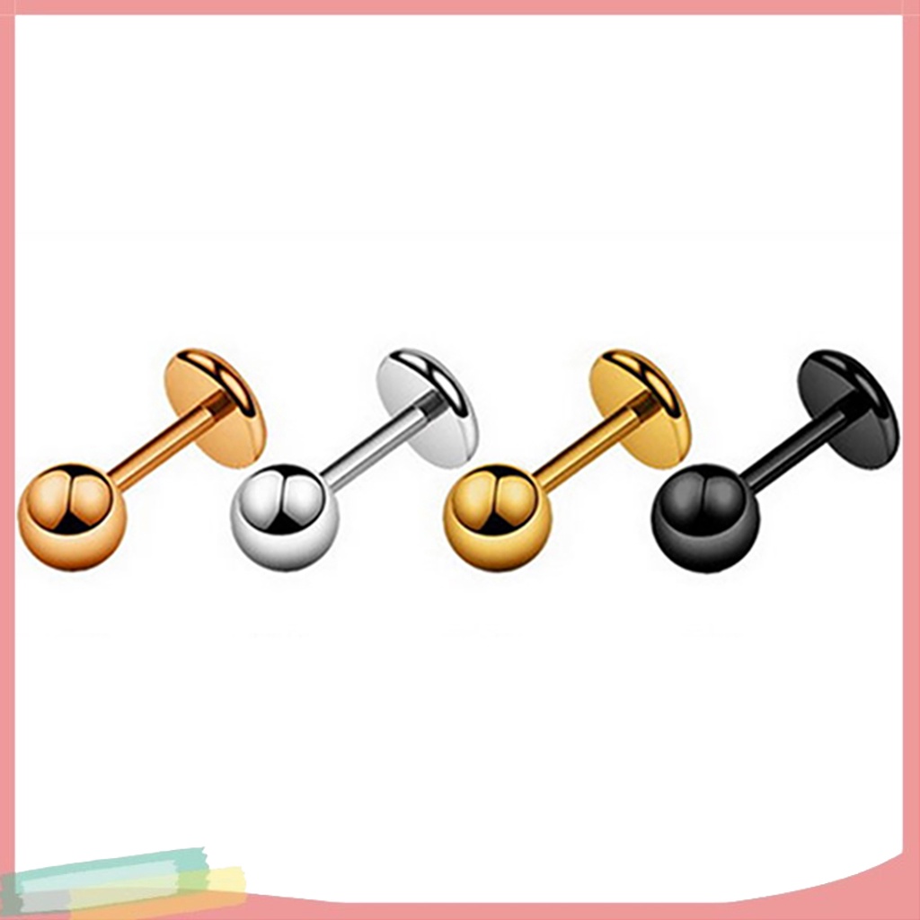 Bông tai xỏ quả cầu thép thời trang độc đáo dành cho nữ