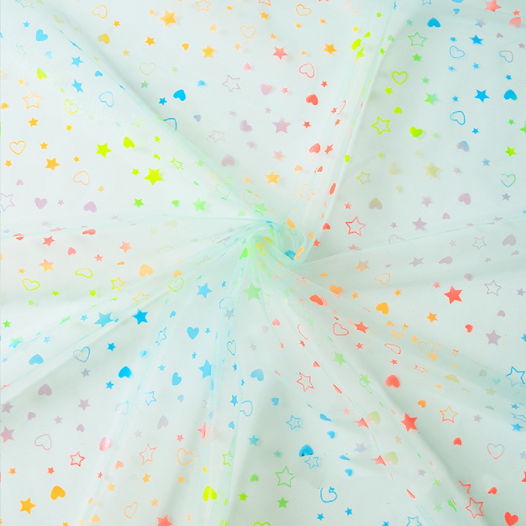 Vải Gạc In Hình Trái Tim Nhiều Màu Sắc Làm Đồ Thủ Công Cho Bé