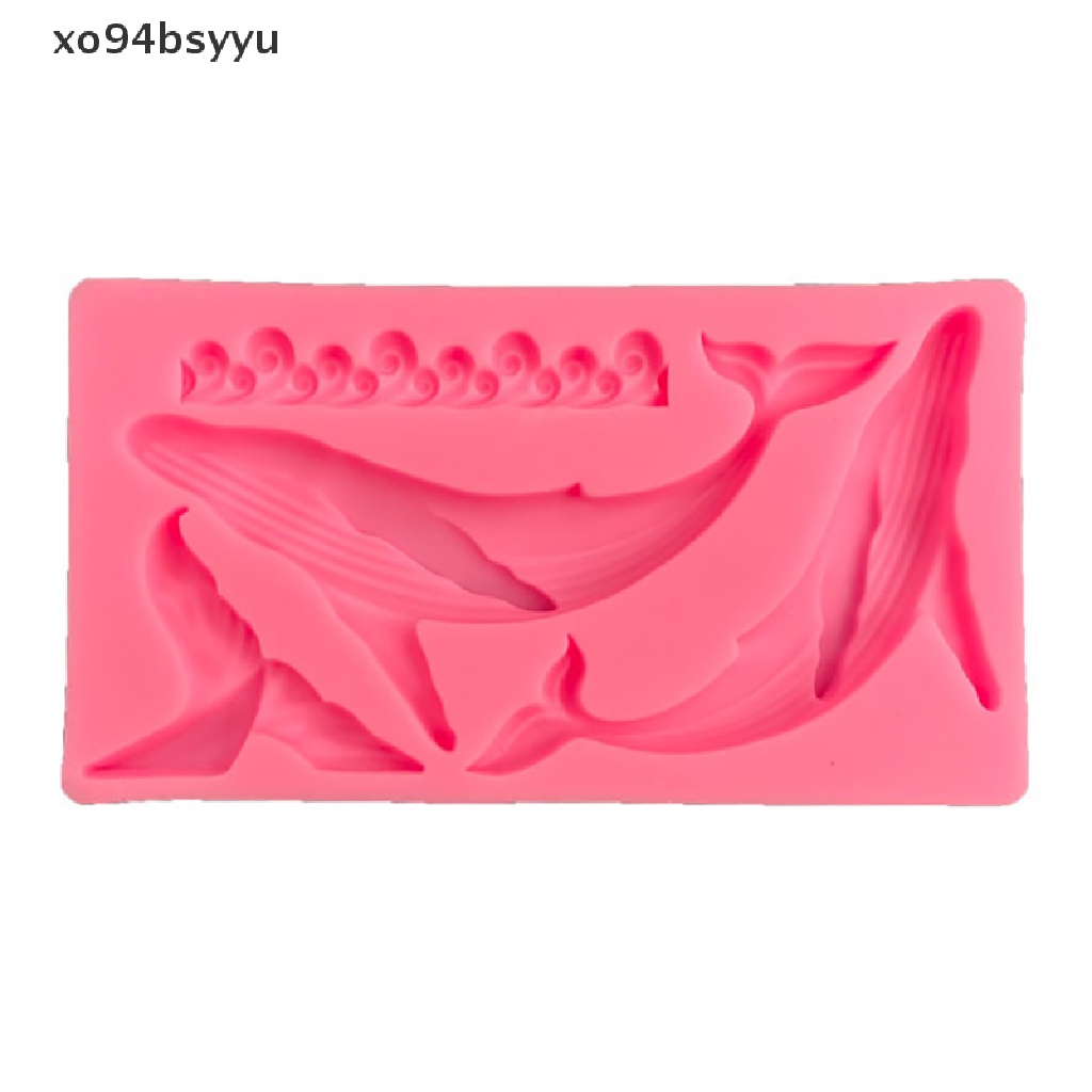Khuôn Silicon Làm Bánh xo94bsyyu Hình Cá Voi Độc Đáo