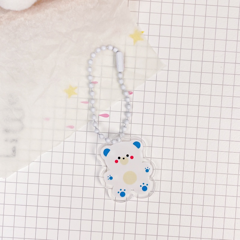 Móc Chìa Khóa Bằng Acrylic Họa Tiết Hoạt Hình Dễ Thương