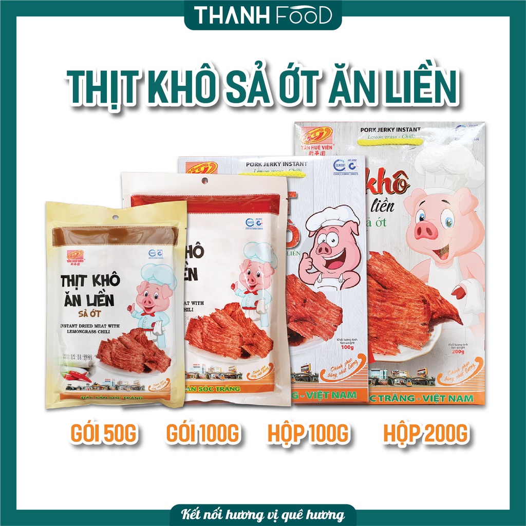 THỊT KHÔ SẢ ỚT ĂN LIỀN - TÂN HUÊ VIÊN