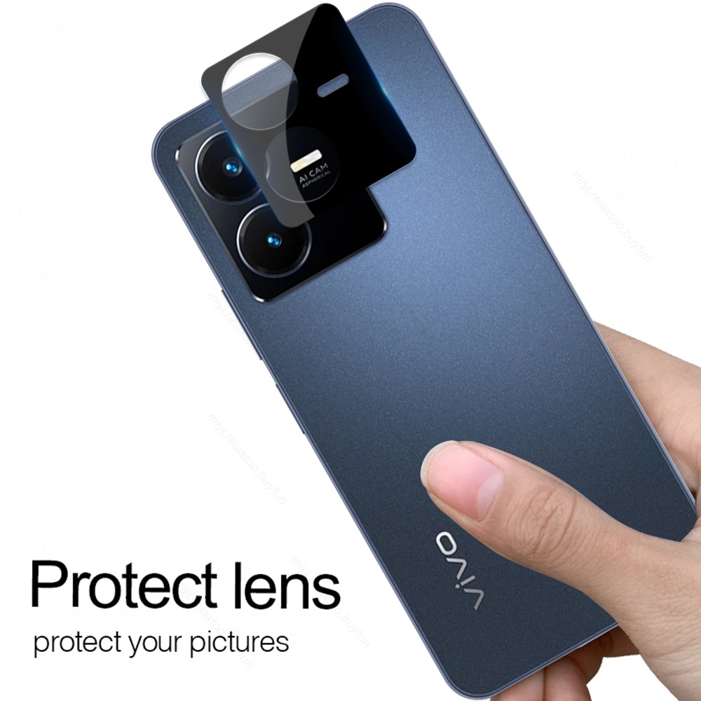 Vỏ Bảo Vệ Ống Kính Camera Sau 3D Cho Vivo Y22 Y22s 4G Vivoy22 Y 22s 22 s 4G 2022 V2206 V2207 6.55 "