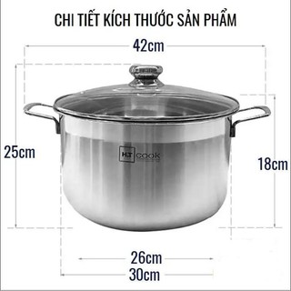 NỒI LUỘC GÀ HT COOK 30CM