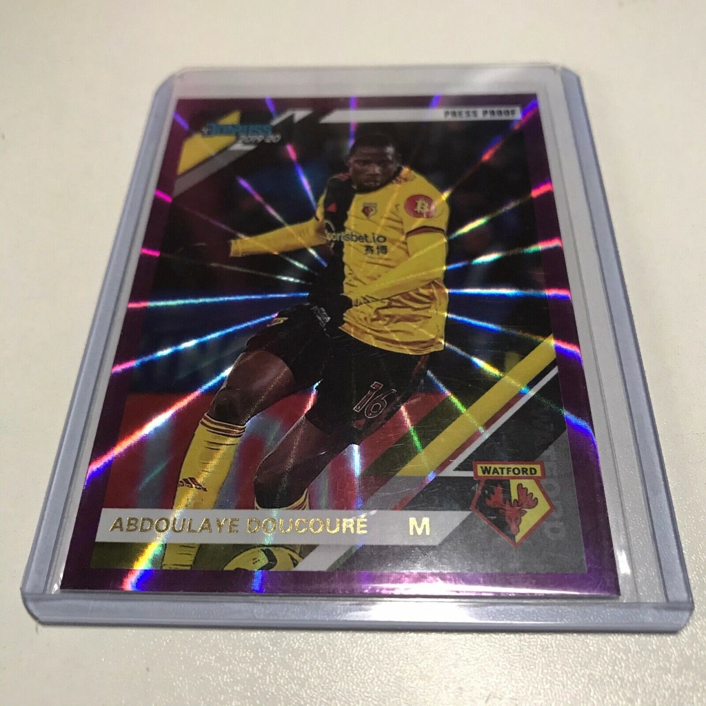 Thẻ cầu thủ Abdoulaye Doucoure Press Proof Donruss 2019-20 Watford Panini No. 163