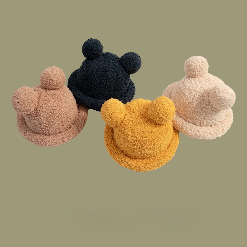 MŨ LEN TAI GẤU NHIỀU MÀU HOTTREND