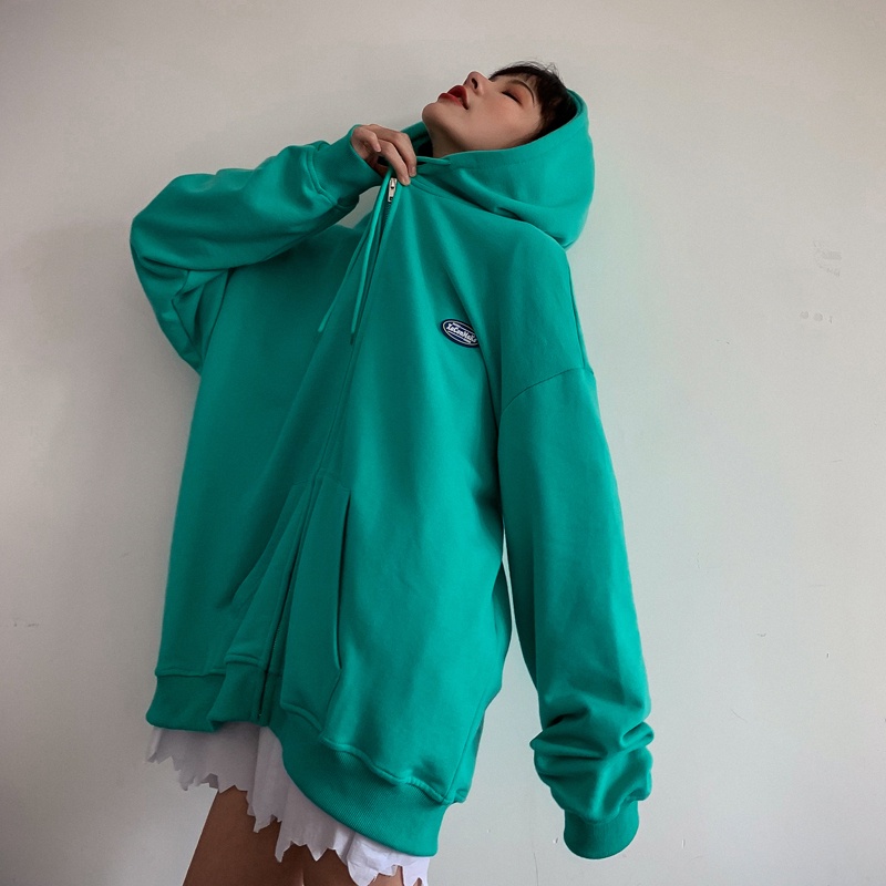 NRVP Áo KhoáC Hoodie Tay DàI KiểU DáNg Thể Thao Cho Nữ