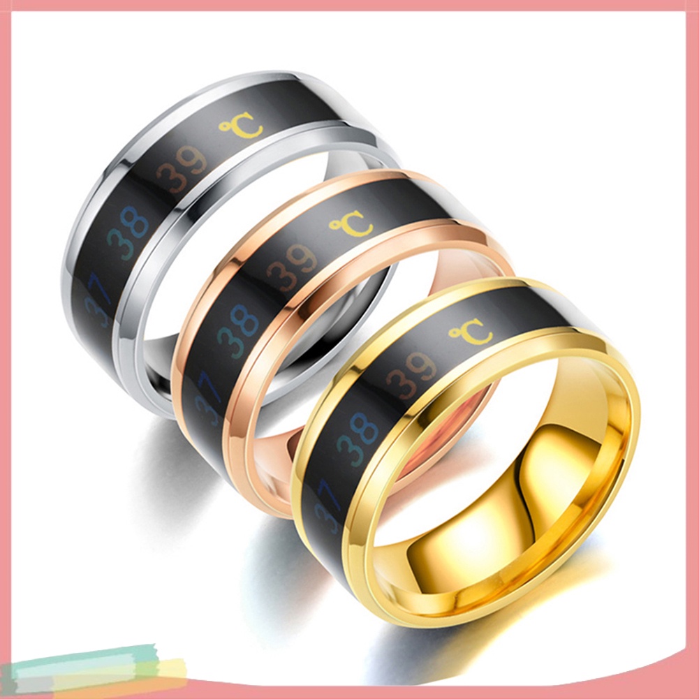 Nhẫn thép titan thay đổi màu sắc theo tâm trạng độc đáo