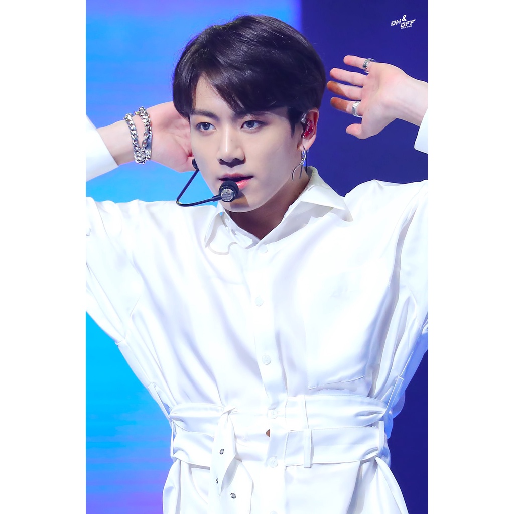 Áo sơ mi Jungkook chất liệu thô nõn Mỹ thời trang unisex nam nữ