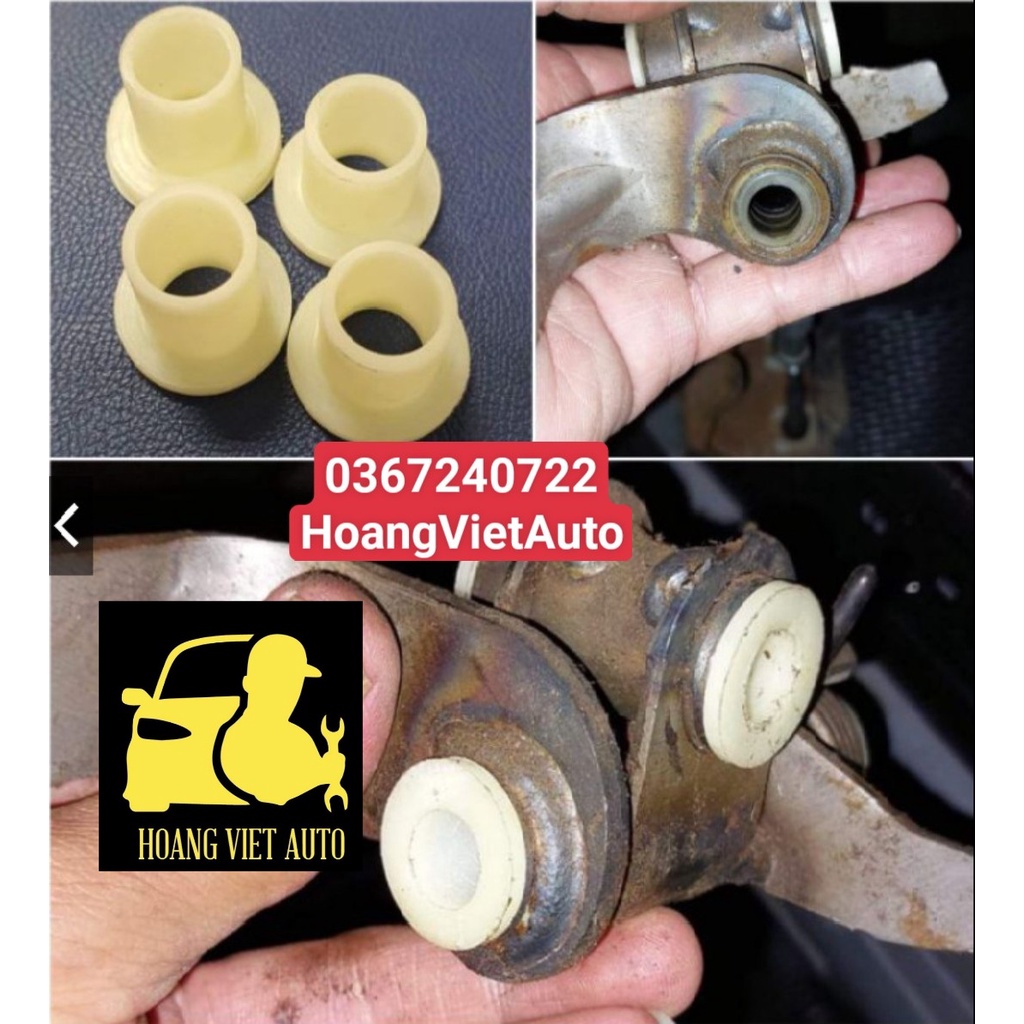 Bộ bạc nhựa cần số xe tải KIA-K125/K140/K190/K2700/K3000/K165 (Bộ 4 cái)